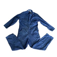 Vintage Big Ben Blue Bell Size 42 Short Coveralls Denim Mechanic Distressed