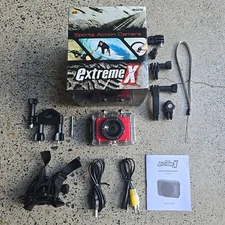 Migear Extreme X Sports Action Camera RARE MODEL -MGOVS006 Tested Works- No Card