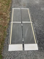 6ft Folding Aluminum Wheelchair ATV Ramp Mobility Scooter Non-Slip 800lbs