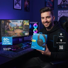 Lot of 100 JLab PlayPro 5.0 BT Over-Ear Stereo Gaming Wireless Headset Boom Mic