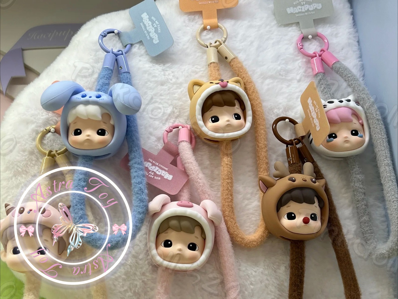 Genuine HACIPUPU Snuggle With You Series Blind Box Phone Lanyard HOT Gift