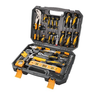 89-Piece Tool Set Household Tool Kit, Hammer, Screwdrivers, Drill Bits, Socke...