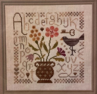BOUQUET DE FLEURS Cross Stitch Pattern/Chart by Jarden Prive 