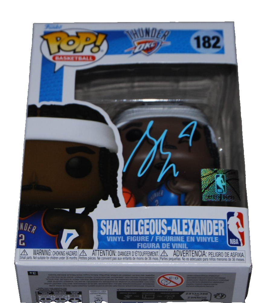 SHAI GILGEOUS-ALEXANDER signed (OKLAHOMA CITY THUNDER) FUNKO POP BECKETT BV13306 