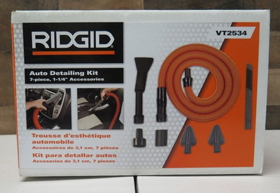 #ad RIDGID 1 1 4 in Premium Car Cleaning Shop Vacuum Accessory Kit 7 Piece Set $44.99