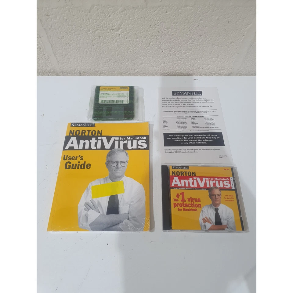 Vintage Symantec Norton AntiVirus Version 5.0 Mac OS CD for Macintosh Apple Mac - Image 4 of 4