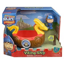 Mike El Caballero Dragón Barco Vikingo Hora del Baño Aventura Coleccionable RARO NUEVO