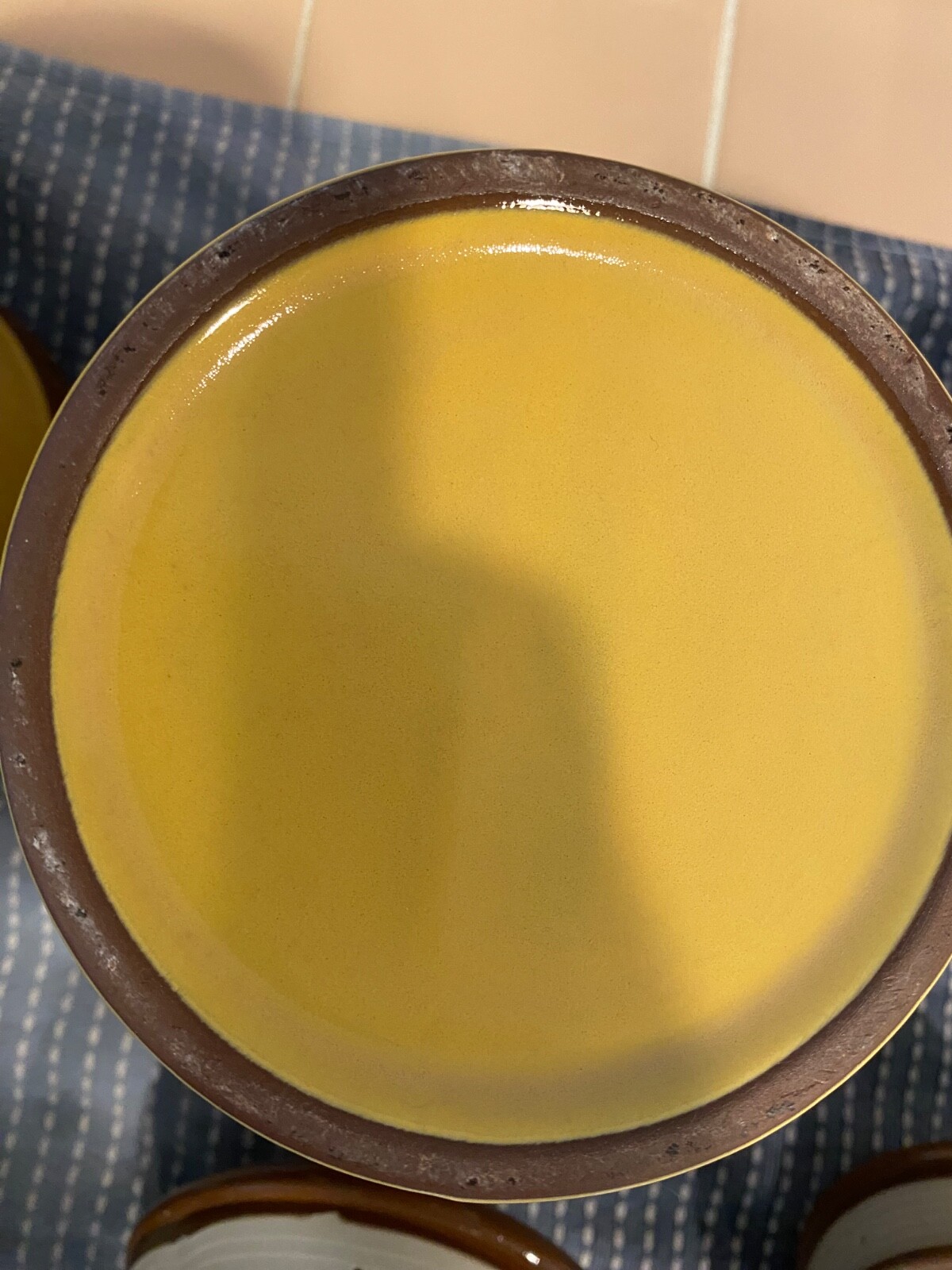 Canister Set Of4 Italy Terracotta Rich Earth Tones Well Made. 4.5” never used.