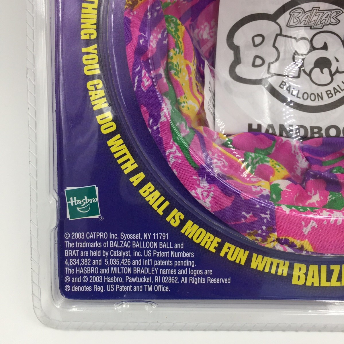 NEW Vintage BALZAC BRAT MAGIC ACTION BALLOON BALL 6” 2003 Milton