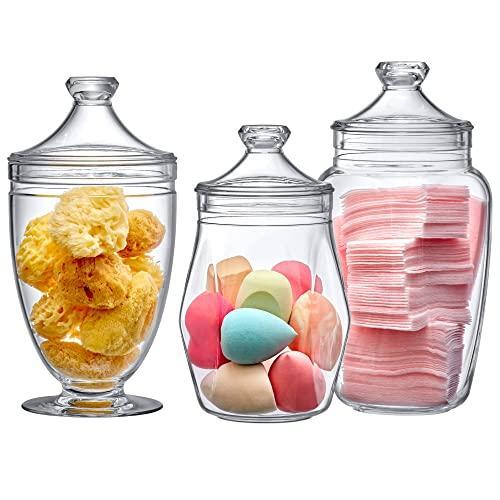 Amazing Abby - Enchant - Acrylic Apothecary Jars (3-Piece Set), Plastic ...