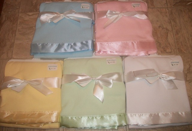 satin edged baby blanket
