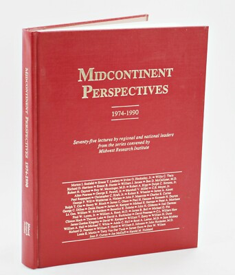 #ad Midwest Research Inst Charles Kimball Signed Midcontinent Perspectives #x27;74 #x27;90 $25.74