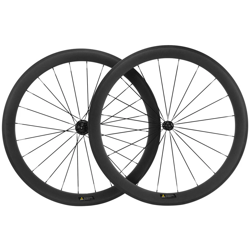 700C Carbon Laufradsatz 50mm Tiefe 23mm Drahtreifen Laufräder Rennrad Laufradsat - Bild 2 von 4