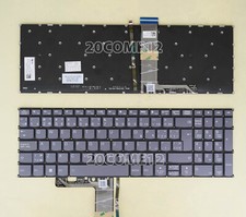 For Lenovo IdeaPad/Yoga Slim 7-15IIL05 Keyboard backlit Canadian Clavier Gray