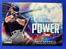 2020 #PZ-15 Jeff Bagwell Topps Stadium Club Chrome Baseball Power Zone Astros