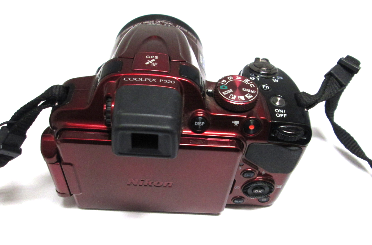 Nikon Coolpix P520 Digital Camera Red 18.1 MP 42x Optical