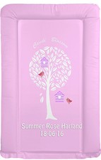 PERSONALISED PADDED BABY NAPPY CHANGING MAT - CHILDS NAME PRINTED ON MAT