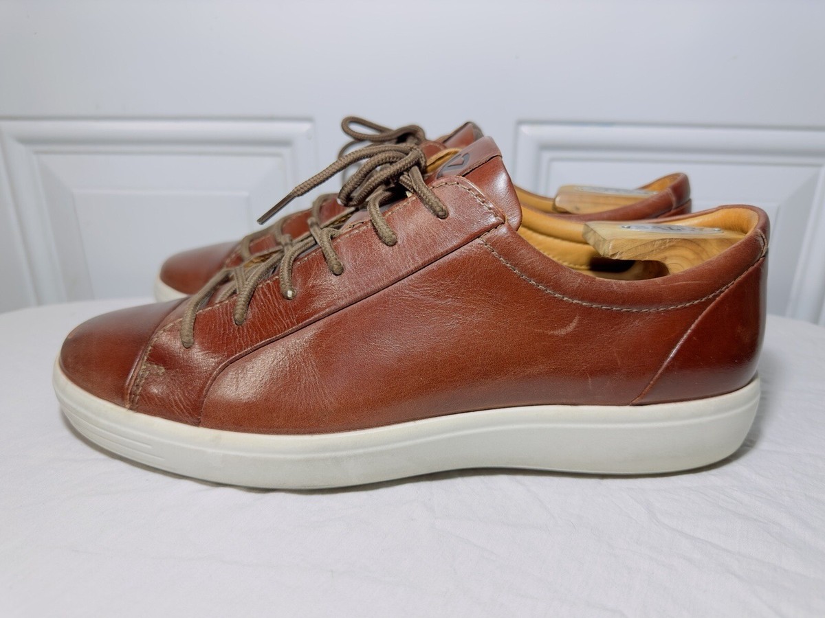 Ecco Soft 7 Casual Sneakers Men\'s Size 10 Brown Nubuck Leather Comfort Low Shoes ECCO Soft 7 City Sneaker Men main image 3