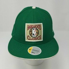 Hardwood Classics Fitted Hat 7 3/4 Green New Era 5950 NBA Basketball