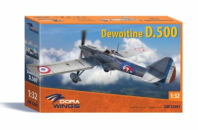 Dora Wings Models 1/32 DEWOITINE D.500 French Fighter