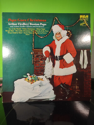 Pops Goes Christmas 1972 Arthur Fiedler Original Vintage Vinyl Record Like New 