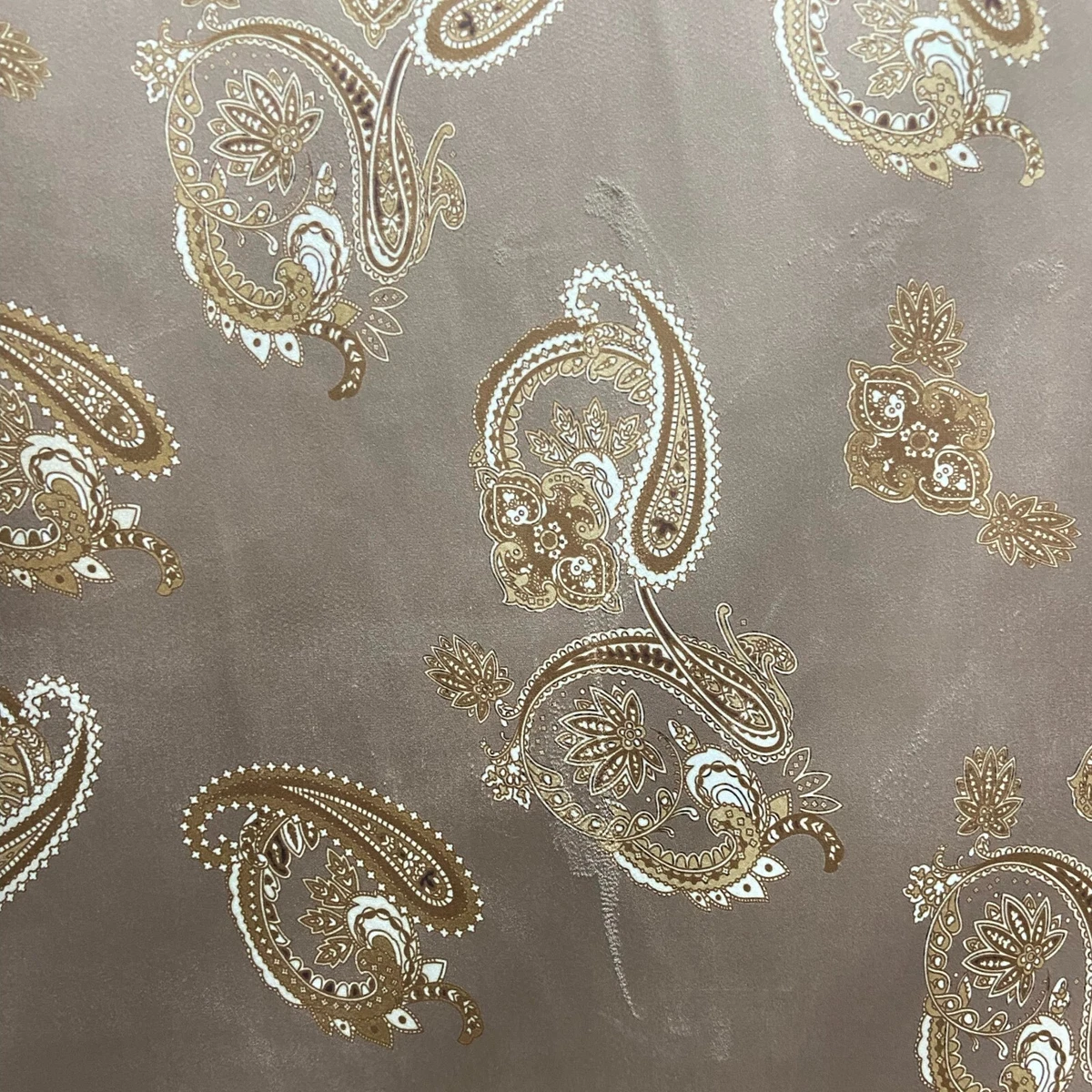 Velvet Paisley Fabric, 54" Wide, Upholstery Cushions Window Crafts, Sold by Yard
