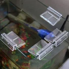 6/8/10/12mm Aquarium Fish Tank Acrylic Clips Glass Cover Support Holders 4Pcs