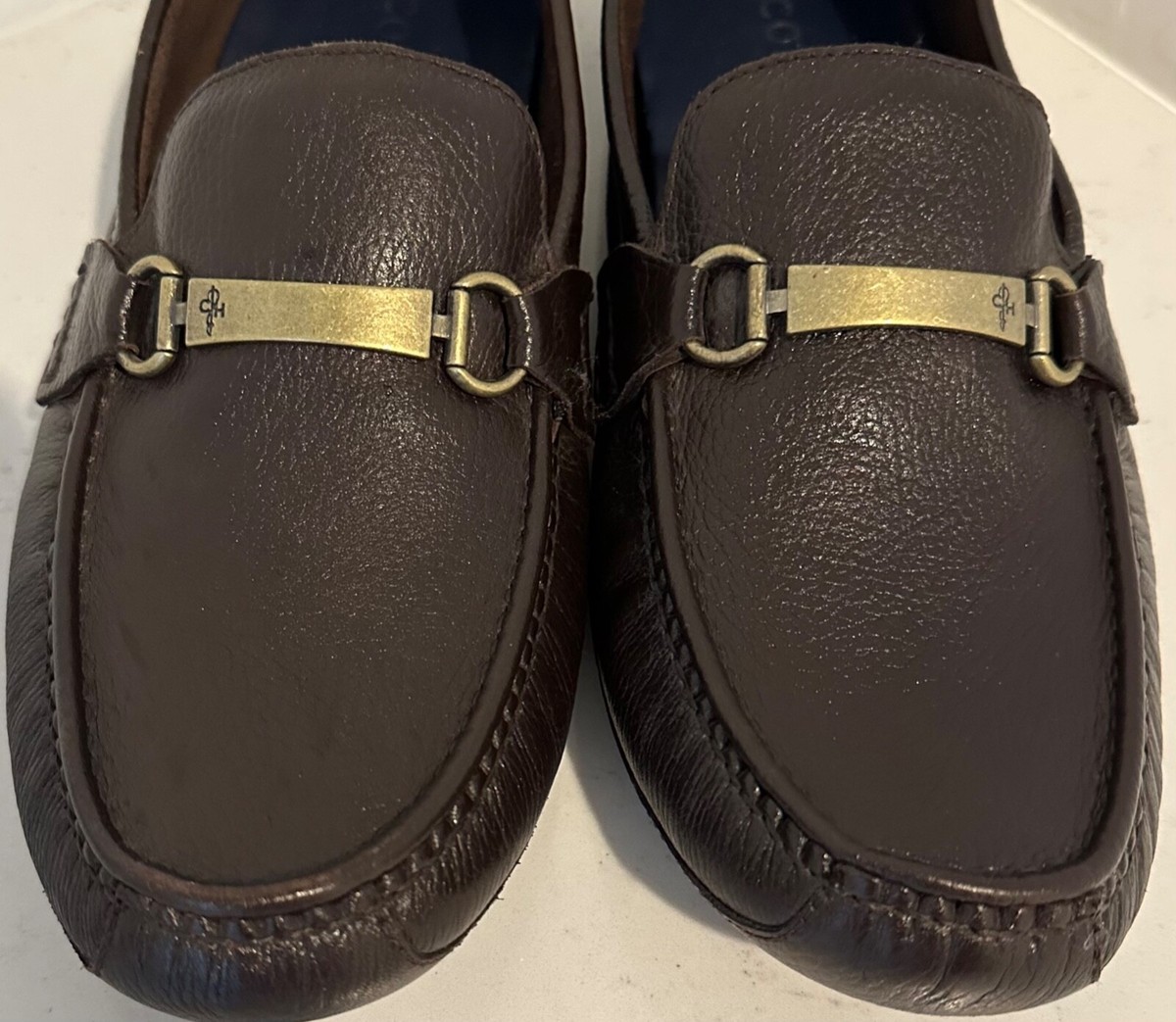 Cole Haan men Sz 10M provincetown‎ bit loafer driver dark brown leather C26141 DONOHUE-GRND-DRV-  main image 2