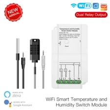 Tuya Smart Wireless WiFi Temperature & Humidity Switch Module Sensor with Probe