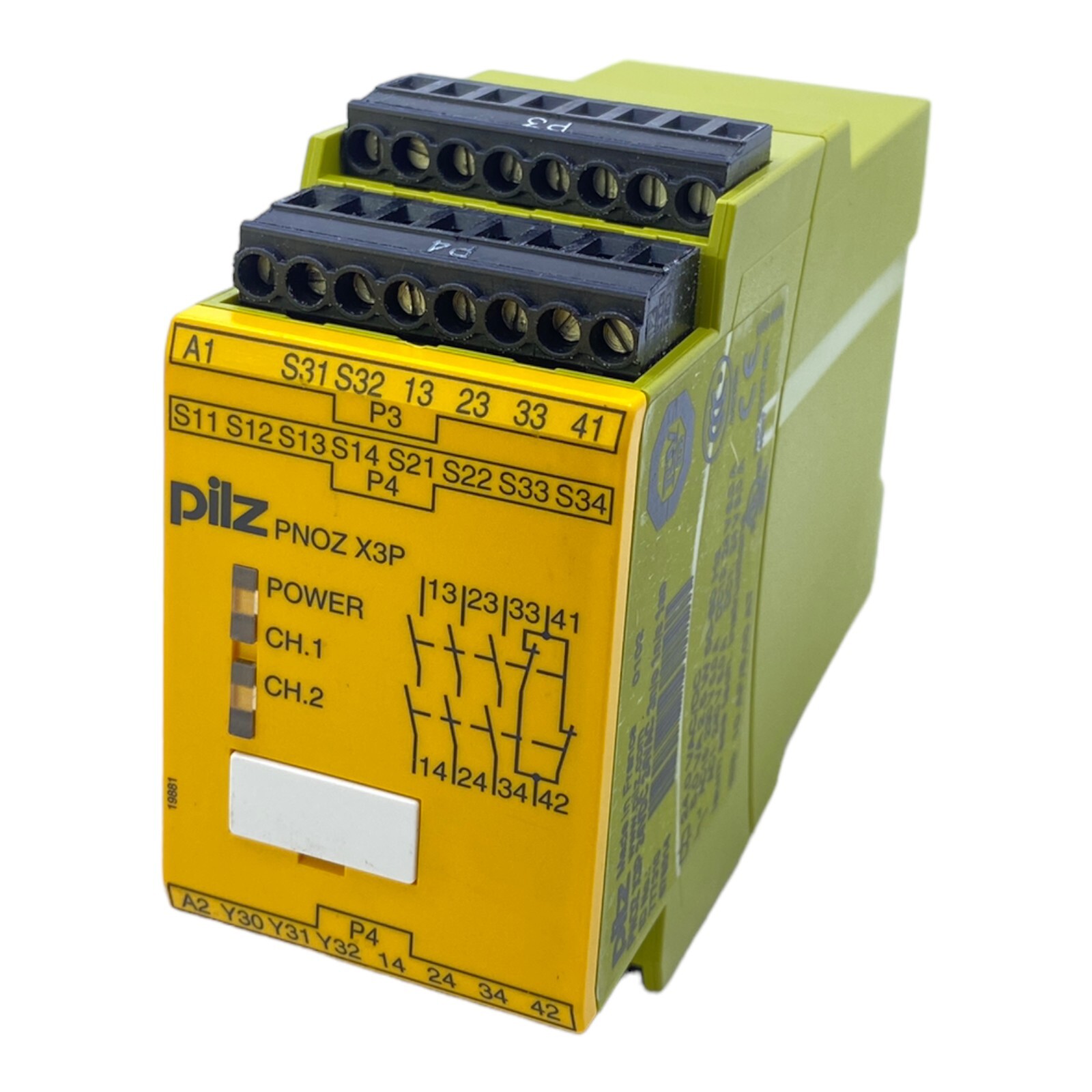 Mushroom PNOZX3P Safety Relay 777310 24-240V AC/DC 5.0VA 2.5W 50-60Hz 3n/o 1n/c