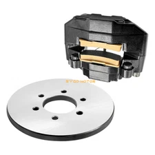 Rear Brake Disc Rotor & Caliper for Yamaha Grizzly 660 YFM660F 2002-2008