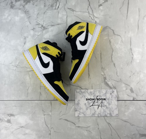 Air Jordan 1 Mid Yellow Toe Black Size 13 852542-071 193151715937 | eBay