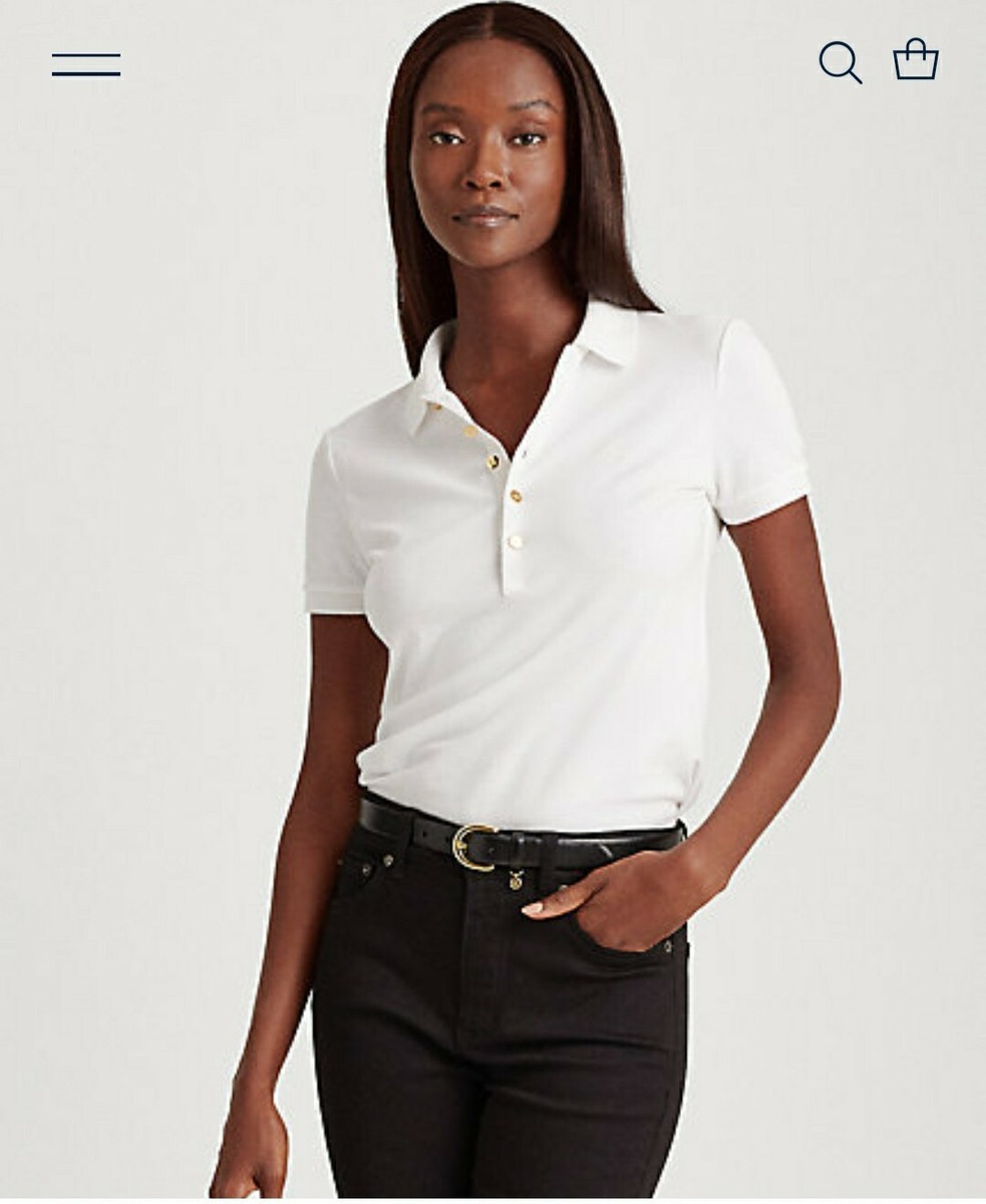 white calvin klein polo