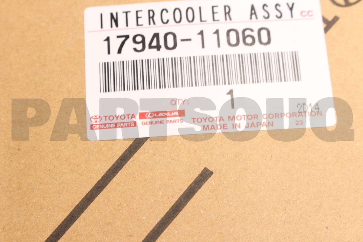 イロー 1794011060 Genuine Toyota INTERCOOLER ASSY 17940-11060 | eBay