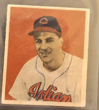 1949 Lou Boudreau #11 series of 240 Bowman card