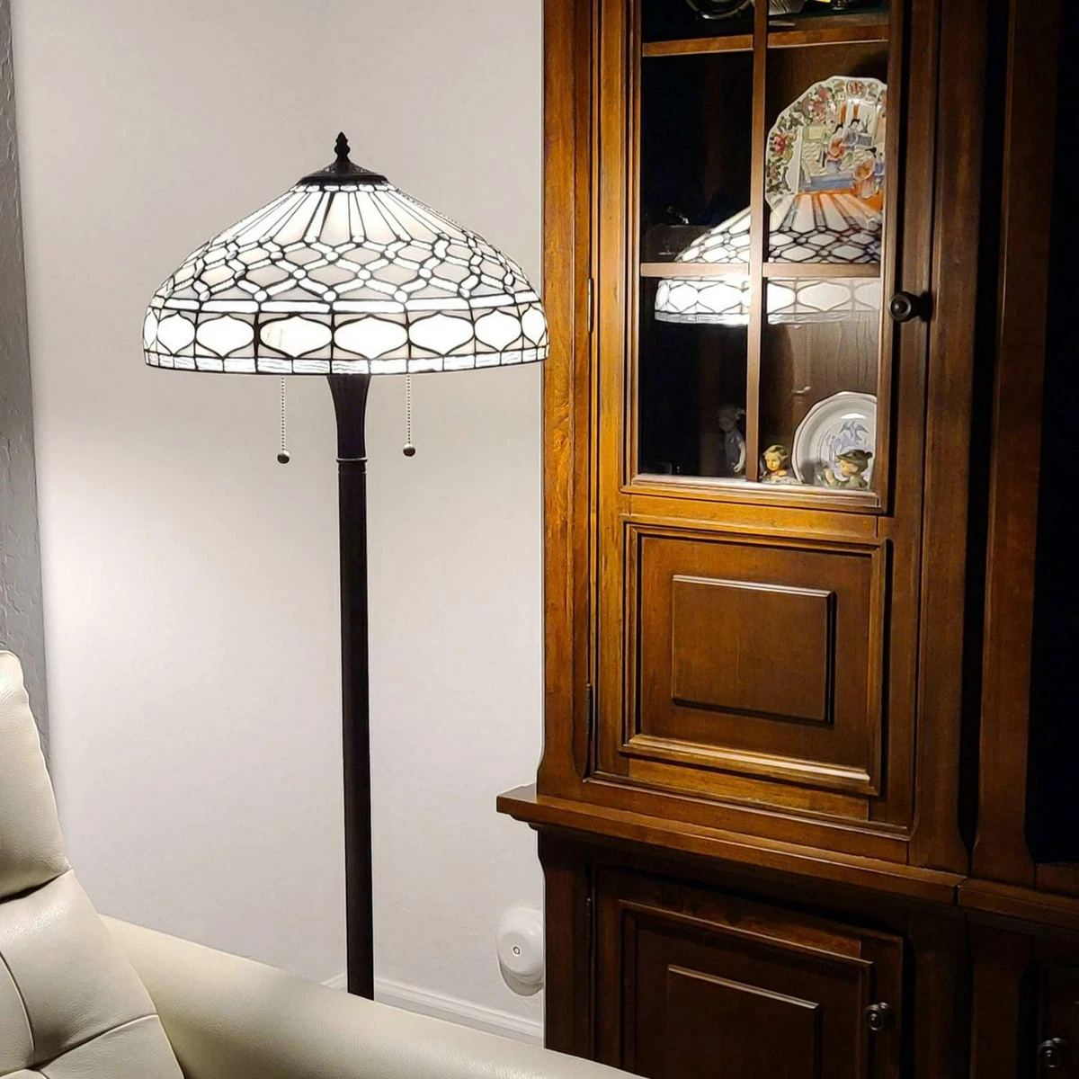 Tiffany floor top lamps ebay