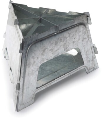 No Box Tools Portable Fire Pit with Bag Simple Assembly Burns Coal Wood Pellets
