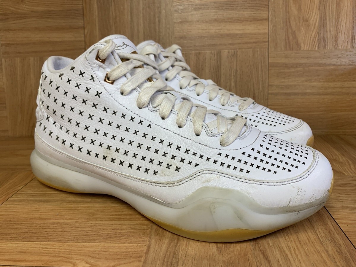 RARE🔥 Nike Kobe X Mid EXT White Gold GUM Leather Basketball RARE🔥 Nike Kobe X Mid EXT White Gold GUM Leather Basketball