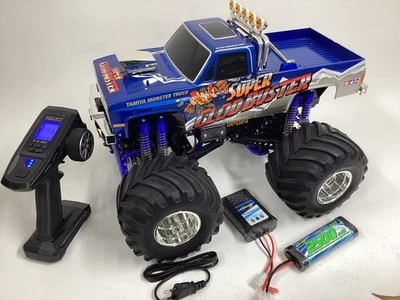 Tamiya Vintage Super Clod Buster 58518 kugelgelagert mit Fernst. und Zubehör - Bild 1 von 4