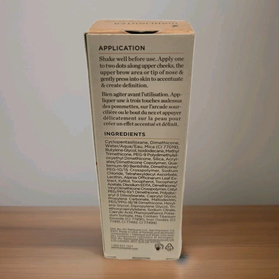 Perricone MD No Highlighter Highlighter 0.3 oz New in Box - Image 2 of 2