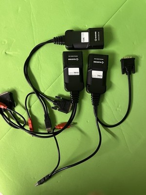 Lot Of 3: BLACK BOX ACR500DV-T DIGITAL KVM TX TRANSMITTER.  DVI VIDEO PORT.