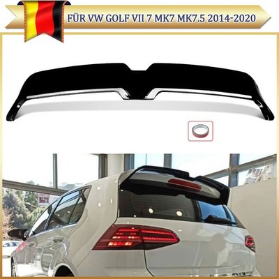 Schwarz Glanz für VW Golf VII 7 MK7 MK7.5 TSI/TDI Oettinger Style Dachspoiler