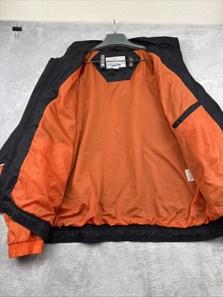 Vintage San Francisco Giants Starter Jacket XL Nylon Windbreaker Full Zip 90s SF - Image 3 of 4