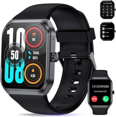 Smartwatch Für Damen Herren 2,01'' Touchscreen Herzfrequenz Blutsauerstoff Und Sc