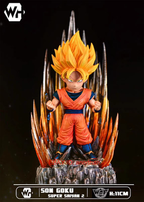 WH Studio Super Saiyan SSJ2 Son Goku WCF Scale Resin Figure Statue