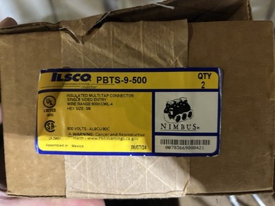 ILSCO PBTS-9-500 - 9 Port Insulated Tap For #500 Wire