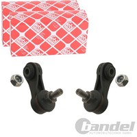 2X febi bilstein Koppelstangen Vorne Beidseitig Passend FÜR VW Lupo XL1