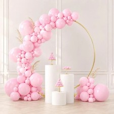 140 Pastel Pink Balloons 5 10 12 18 Inch Balloon Arch Kit
