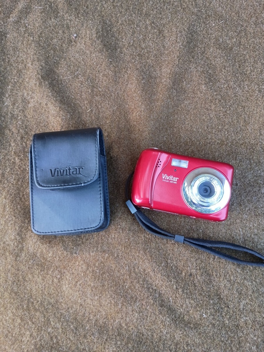 Vivitar ViviCam T324N Digital Camera Strawberry for sale