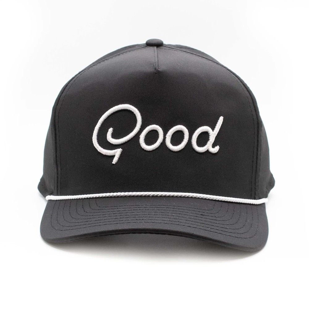 NEW GoodGood Hole In One Rope Snapback Golf Hat Cap - Black